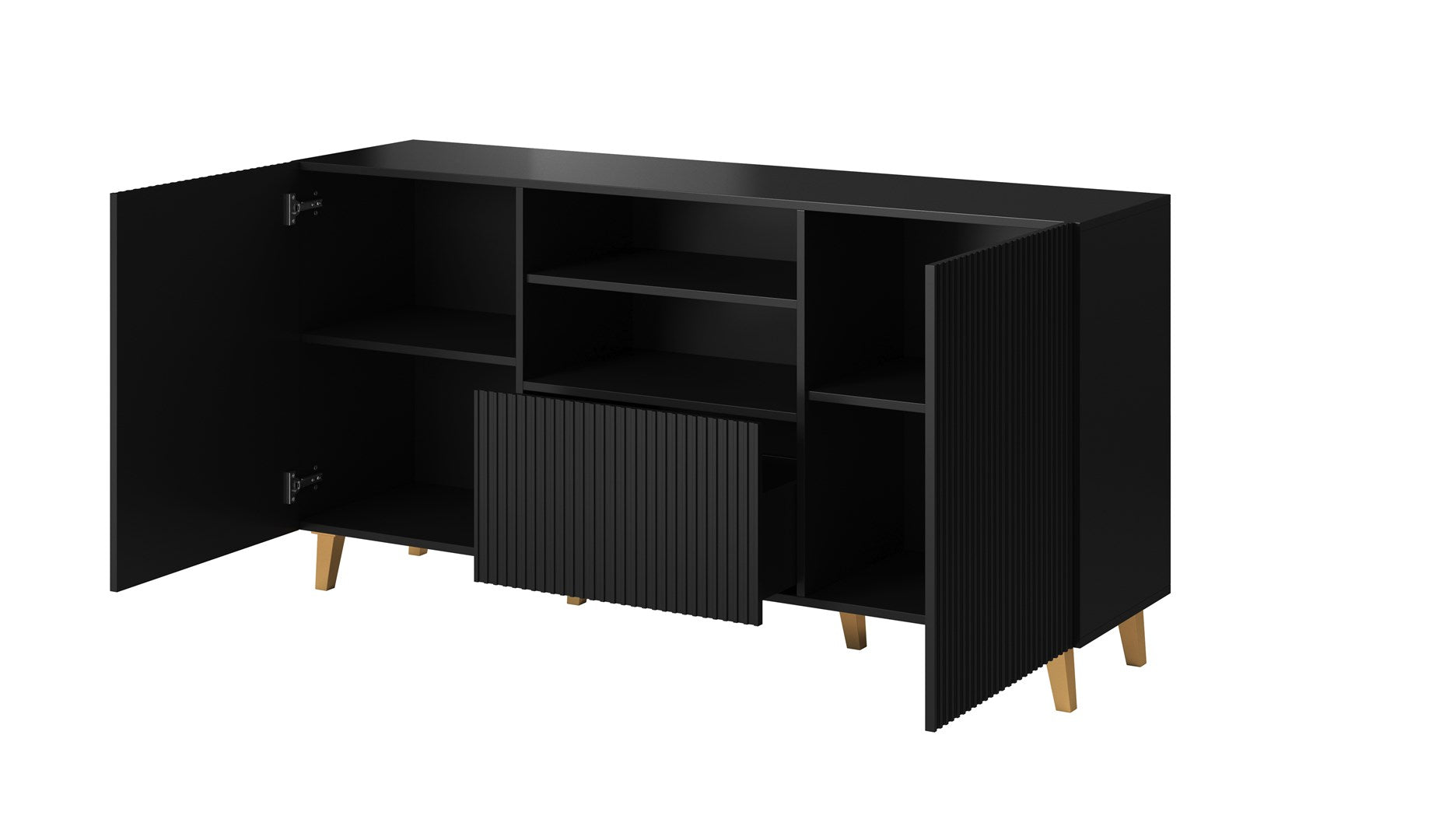 PAFOS Commode 150x42x82 Black Matt