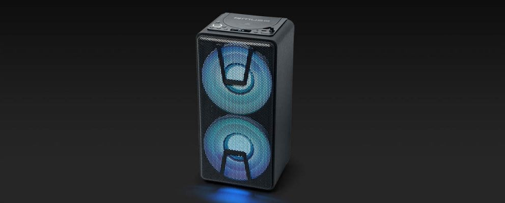 Muse M-1820 DJ portable stereo system 150 W Black MP3 playback
