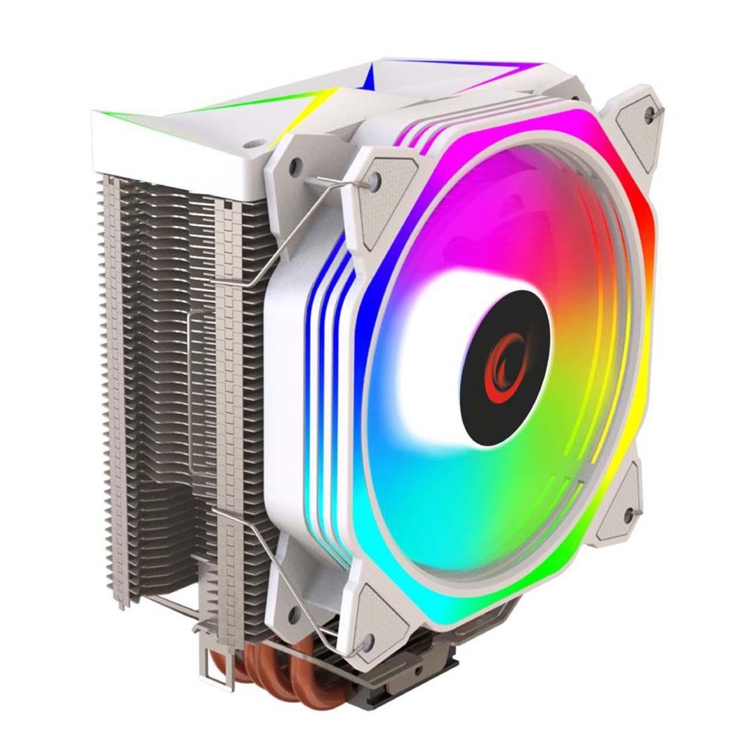 RAMPAGE OCTAGON C50 CPU Cooler White 12 cm 1 Fan