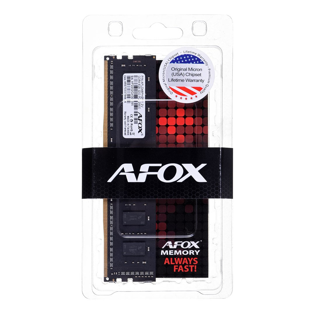 AFOX Memory Module 16GB DDR4 3200MHz 288-pin DIMM AFLD416PH1P