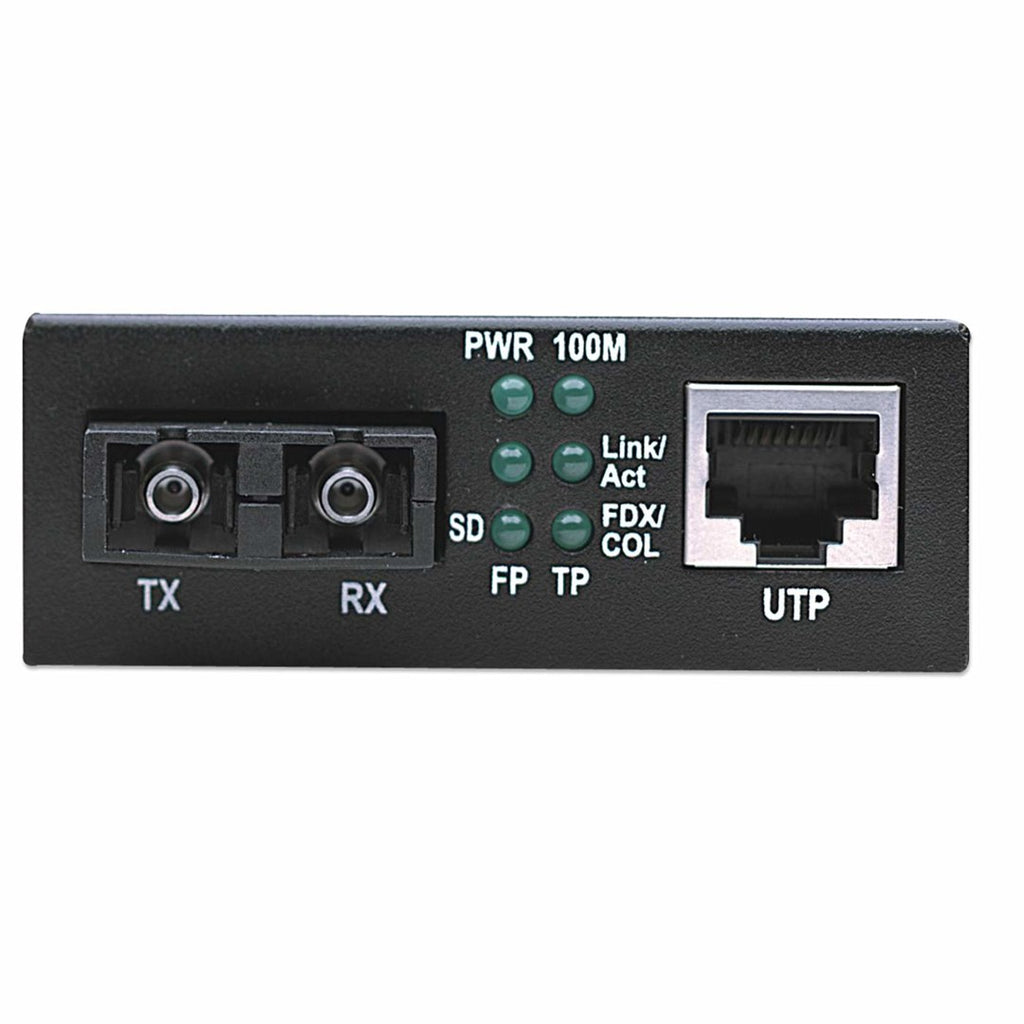 Fast Ethernet Media Converter with 2 Ports and 100 Mbps Data Transfer Rate