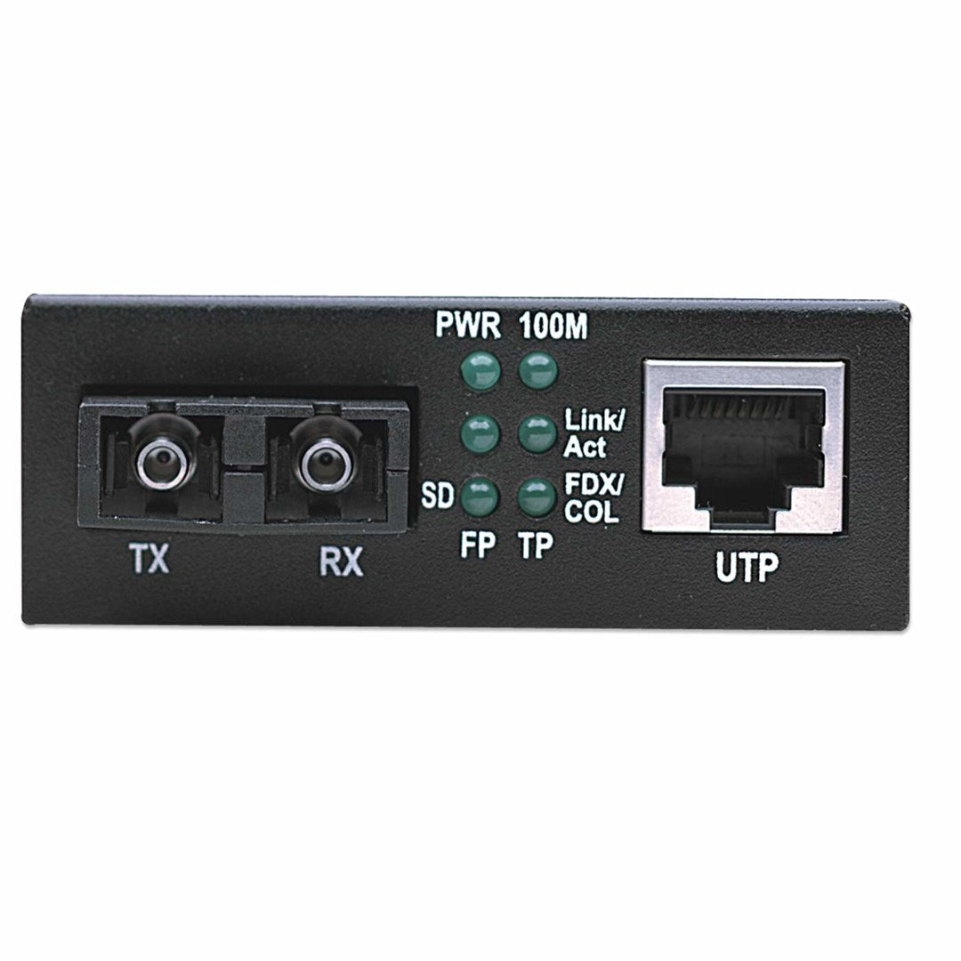 Fast Ethernet Media Converter with 2 Ports and 100 Mbps Data Transfer Rate