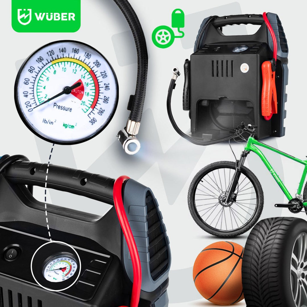 WUBER 5-in-1 Booster Compressor with Jump Starter W14270