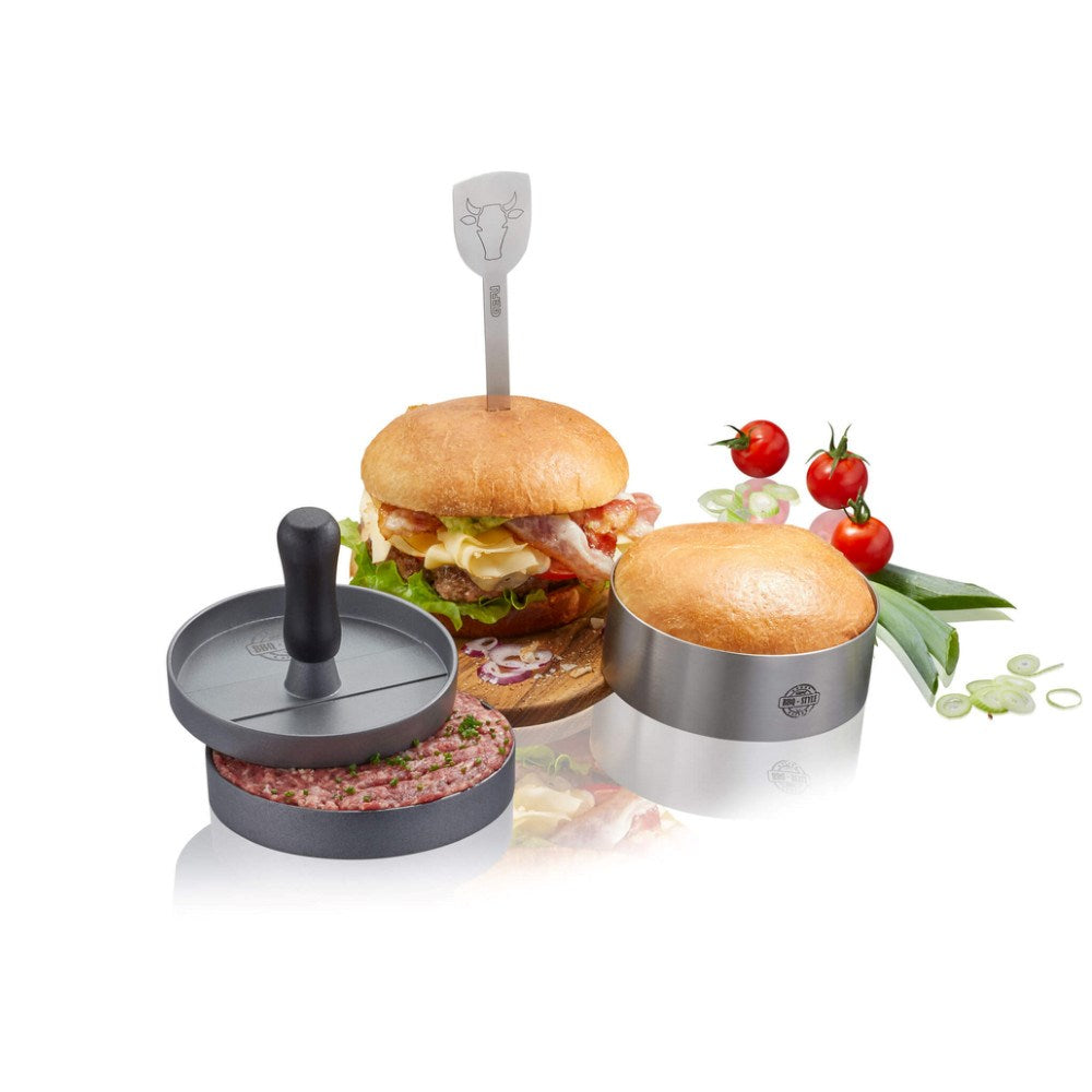 GEFU BBQ 3-Piece Burger Set G-89494