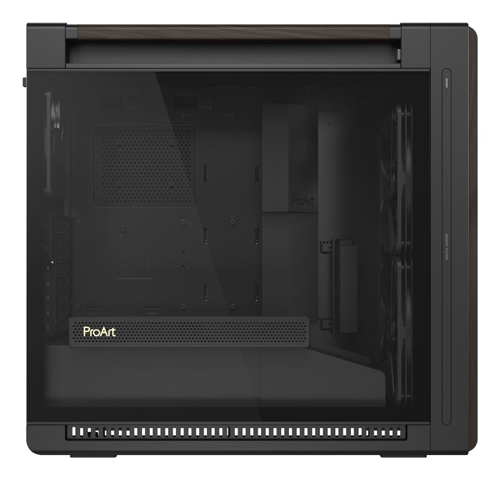 ASUS ProArt PA602 Walnut Wood TG PC Case 90DC00J0-B09030