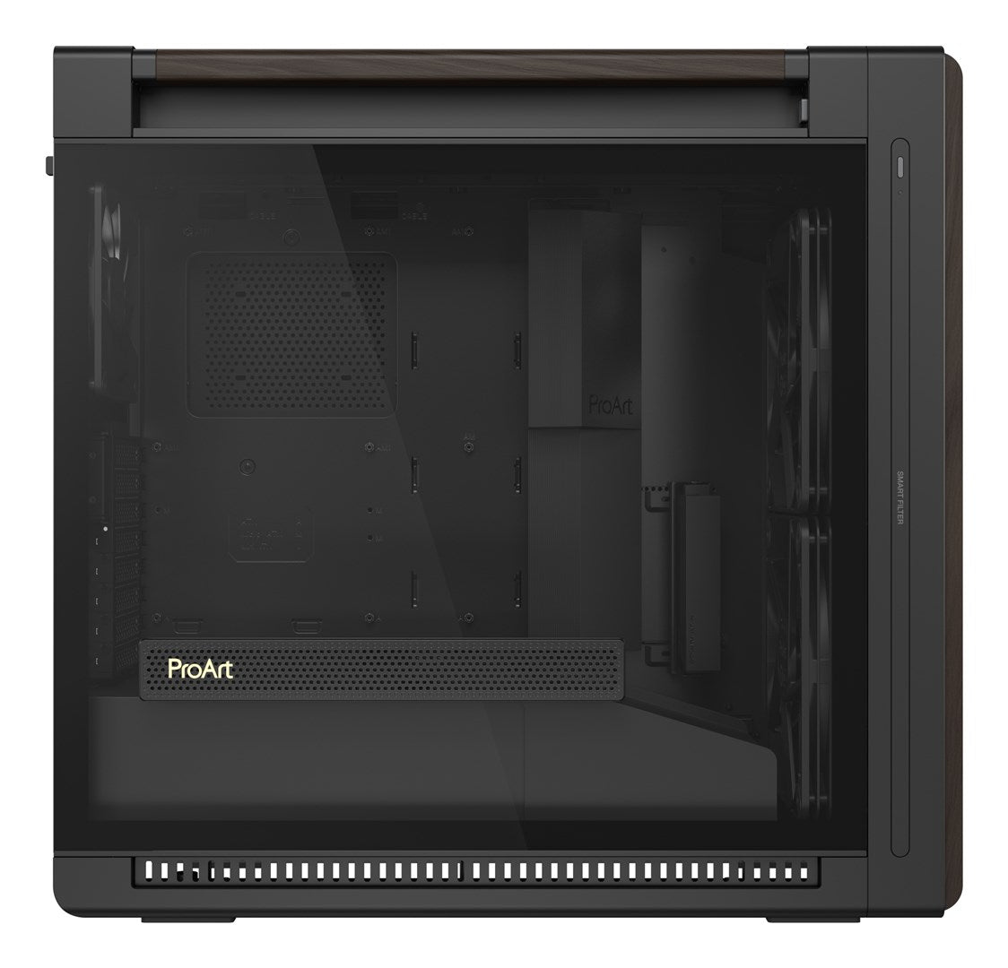 ASUS ProArt PA602 Walnut Wood TG PC Case 90DC00J0-B09030