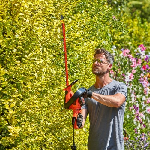 Black & Decker Hedge Trimmer 650W 60 cm 25 mm Cutting Diameter BEHTS551-QS 650W/60cm/25mm