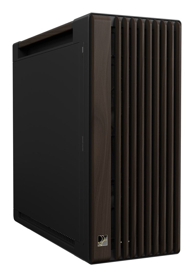 ASUS ProArt PA602 Wood Edition Modern Black - Metal Panel Midi Tower Black  Wood