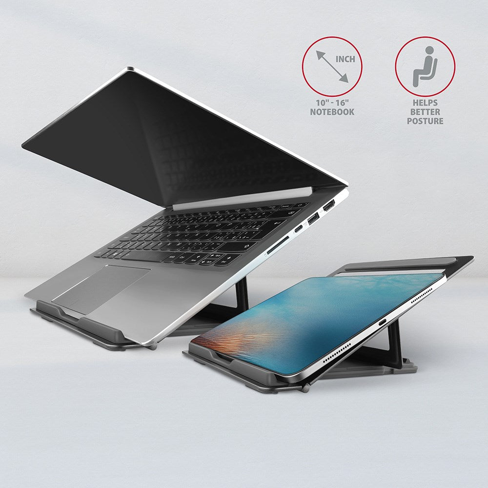 AXAGON STND-L Aluminum Stand for 10"–17.3" Laptops Grey | Model: STND-L