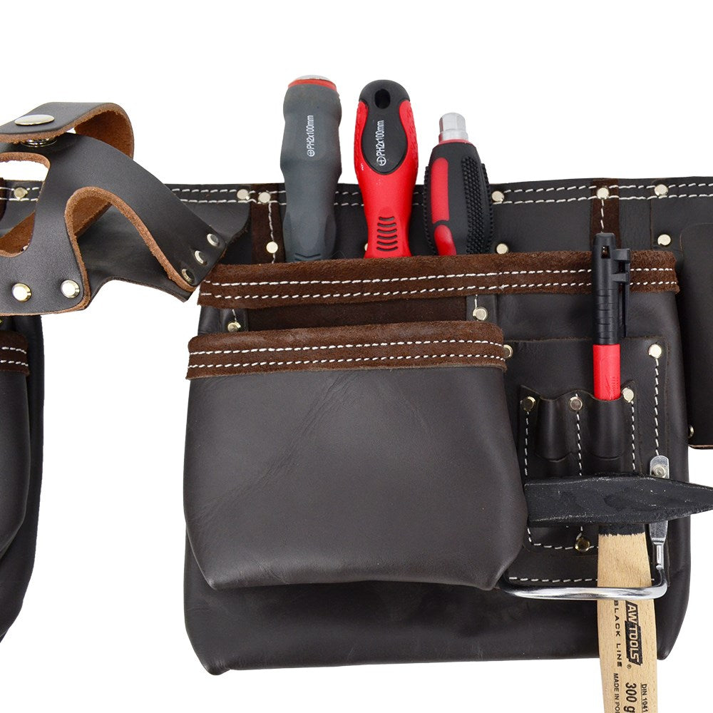 AWTOOLS Tool Belt 1000 g 130 mm x 360 mm x 280 mm Model AW30617BL