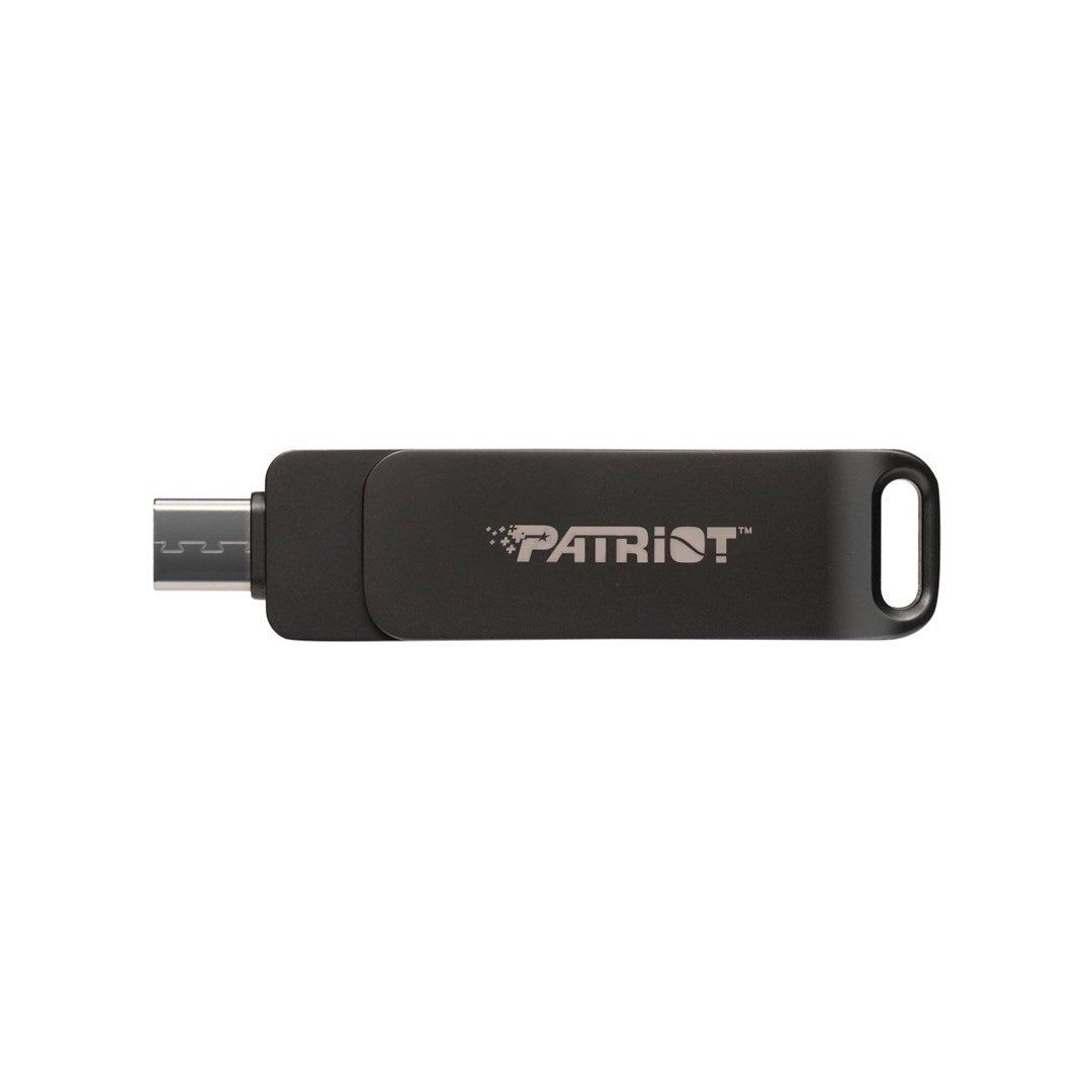 PATRIOT Rage R550 Flashdrive 1TB 100 MB/S USB A+C Swivel Design (PE1TR550DSAD) Black