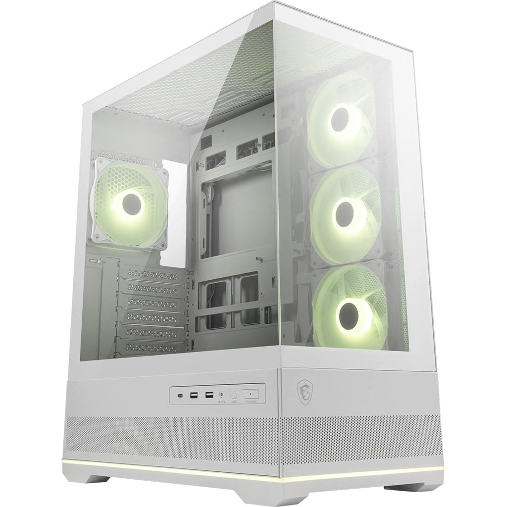 MSI MAG PANO 110R PZ White Midi Tower Case - ATX/Micro-ATX