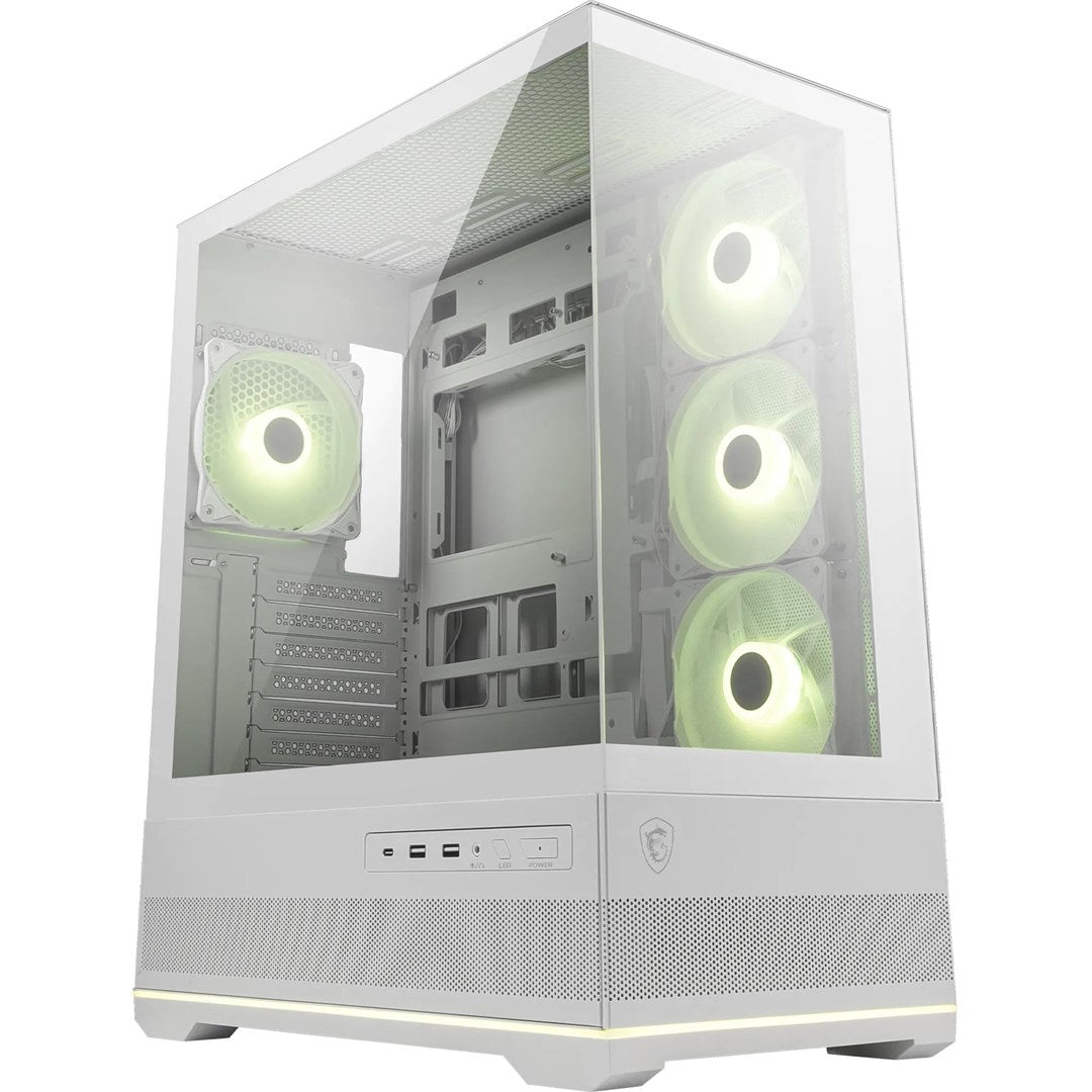 MSI MAG PANO 110R PZ White Midi Tower Case - ATX/Micro-ATX