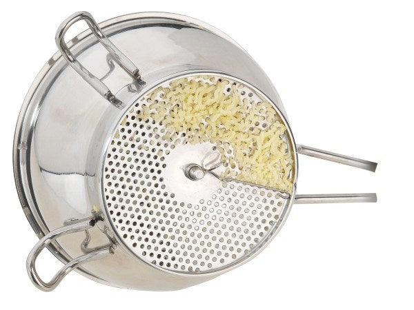 Stainless Steel Food Mill with 2 Discs for Smooth Soups and Sauces