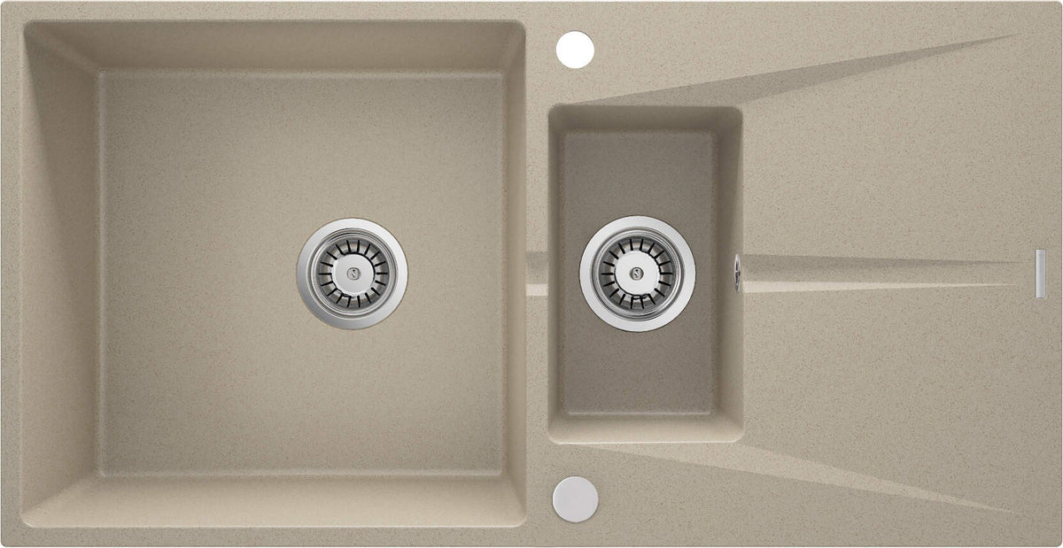 Deante Granite Sink 1.5-Bowl with Drainer