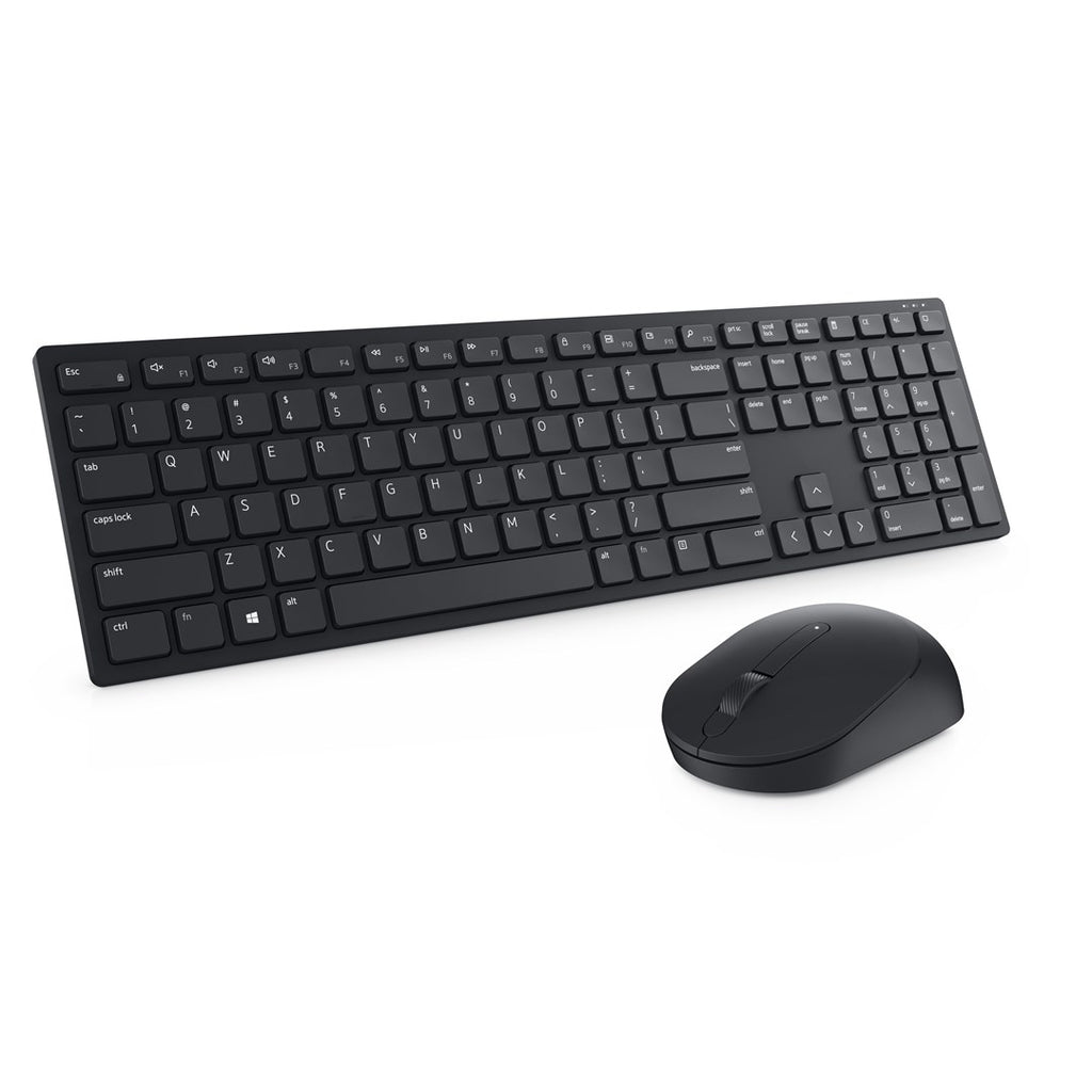 DELL Pro Keyboard and Mouse - KM5221W - Spanish (QWERTY) - Black