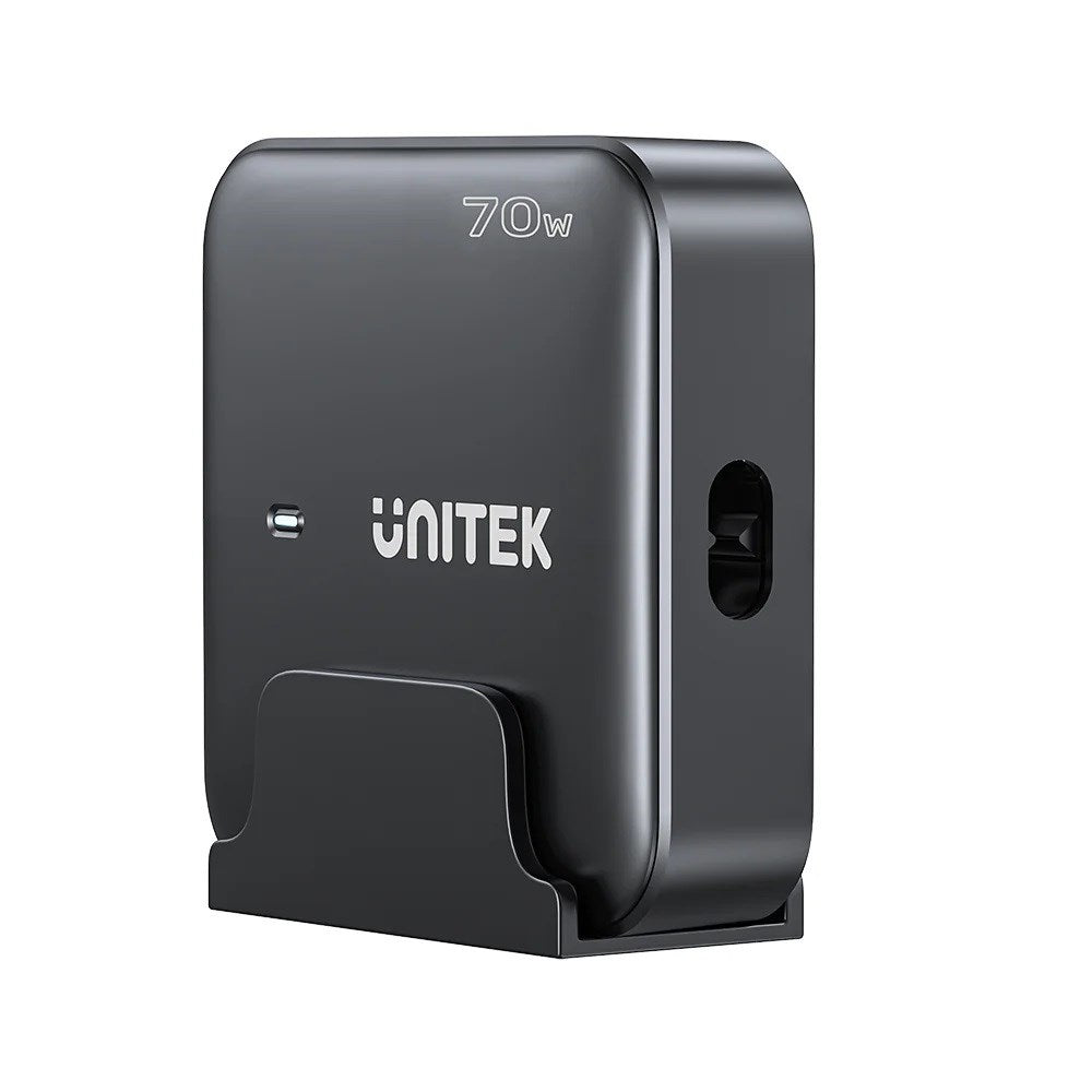 Unitek GaN Network Charger - P1228ABK01-EU | 70W 2x USB-C 2x USB-A