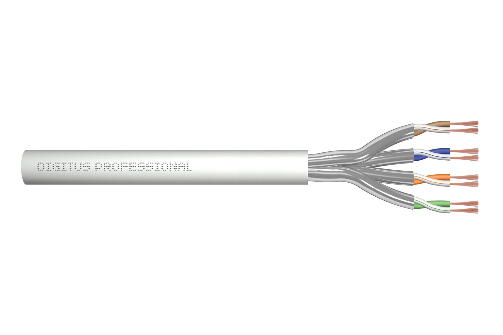 DIGITUS Professional - Bulkkabel - 305,0m - U/FTP - CAT 6a - halogenfrei, verseilt - grey (DK-1623-A-P-305)
