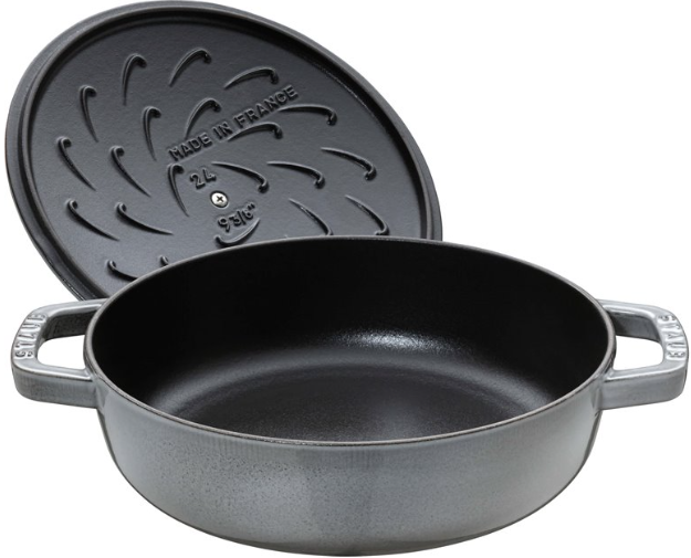 STAUB Deep Frying Pan with Lid 28 cm 40511-470-0