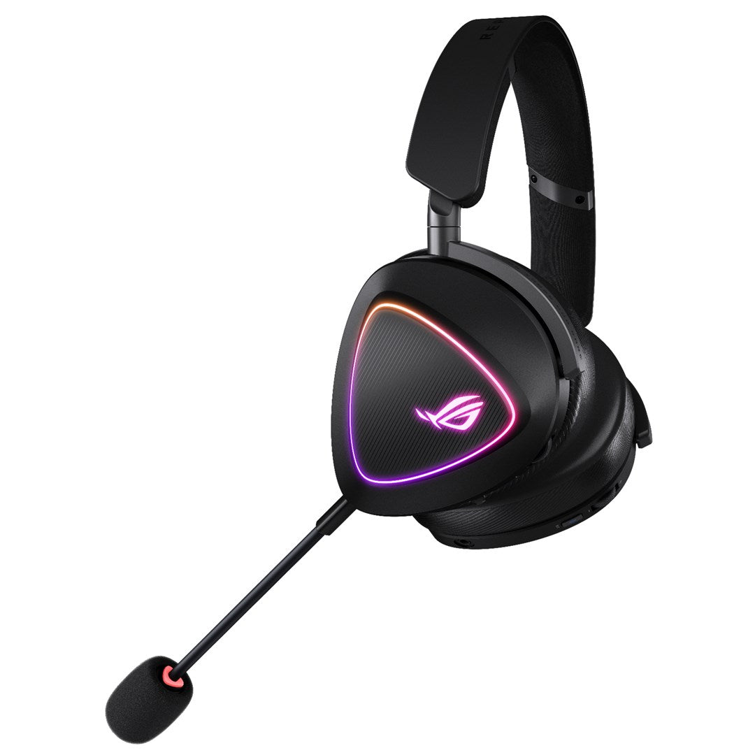ASUS ROG Delta II - Gaming Headset - Over-ear - Wireless - Bluetooth/ 2.4 GHz - Black 90YH03W0-BHUA00