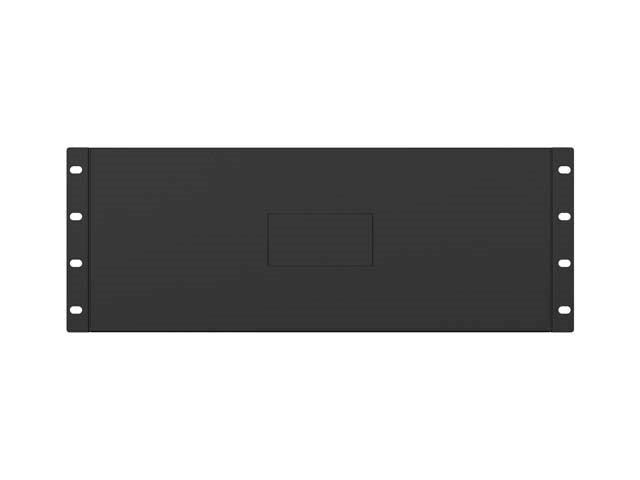 Lanberg 19  Rack Cabinet Drawer 4U 360 mm Black (4U/483 × 360 mm  Load Capacity up to 90 kg  4-Point Mounting)