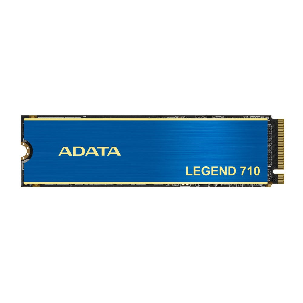ADATA Legend 710 - SSD - 512GB - intern - M.2 2280 - PCIe 3.0 x4 (NVMe) - 256-Bit-AES - integrierter Kühlkörper (ALEG-710-512GCS)