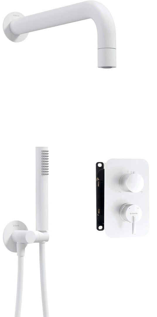 Concealed shower set with mixer BOX - with hand shower
