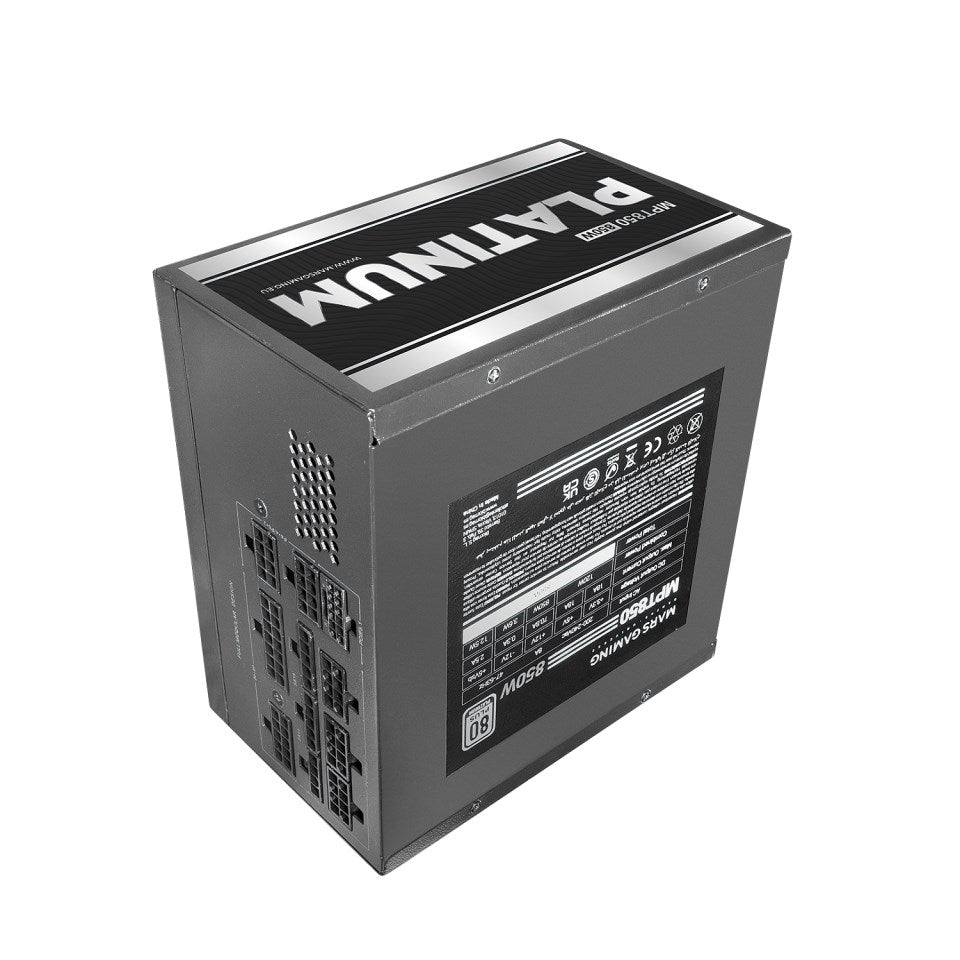 Mars Gaming MPT850 power supply unit 850 W 24-pin ATX ATX Black