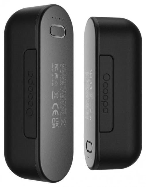 OCOOPA Hand Warmers 2 Pack Black 10000mAh Rechargeable UT2s