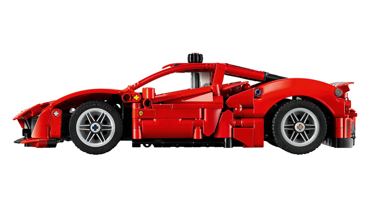 LEGO TECHNIC Ferrari 488 PISTA Building Kit 882 Elements for Ages 9+ Model 42235