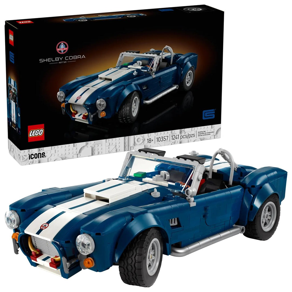 LEGO ICONS 10357 Shelby Cobra 427 S/C Model Car Kit