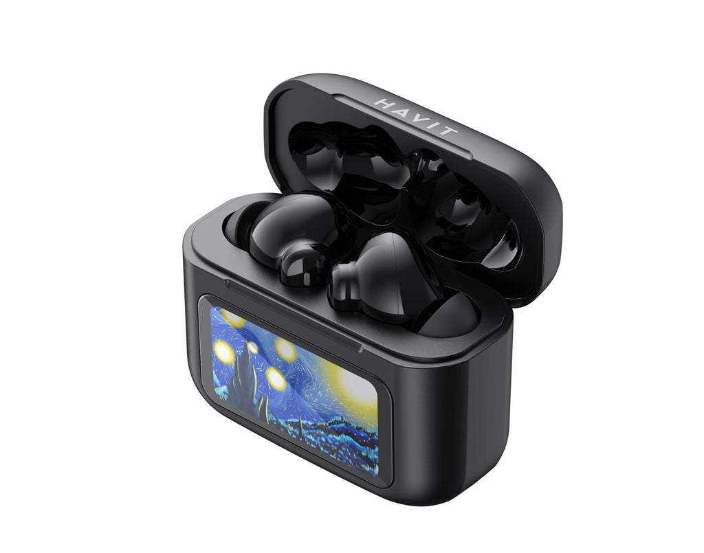 Havit TWS Wireless Headphones 5.4 Bluetooth 500mAh Black