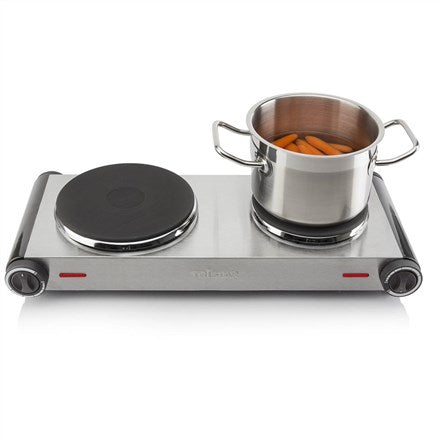 TRISTAR Double Hot Plate Cooker Stainless Steel 1500W Model KP-6248