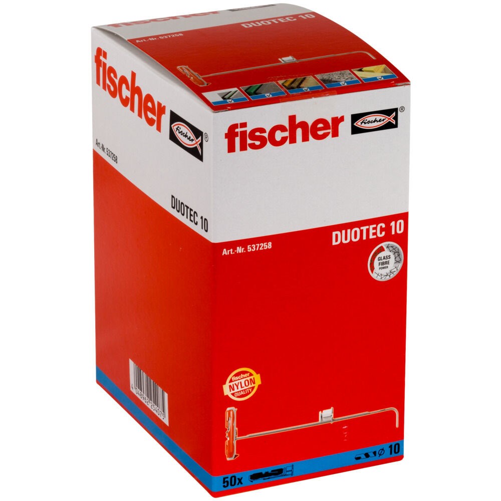 Fischer 537258 screw anchor/ wall plug 50 pc(s) Screw & wall plug kit 50 mm