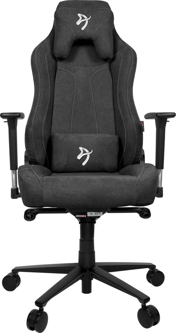 Gaming chair fabric upholstery Arozzi Grey