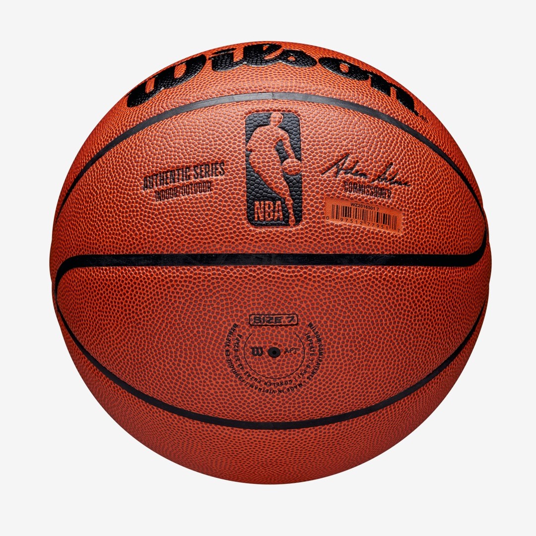 WILSON Basketball Size 7 NBA Authentic 2260 g Indoor & Outdoor WTB7200XB