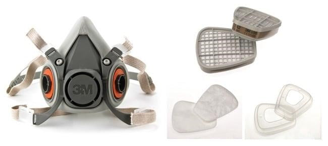 3 M Mask Reusable Half Mask Respiratory Protection 508 g UU008319921