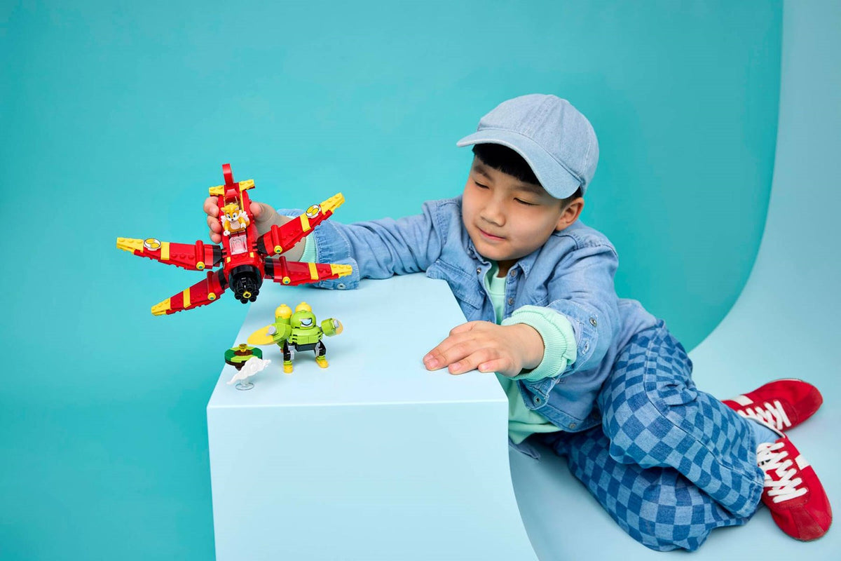 Lego SONIC THE HEDGEHOG 77119 Tails and Tornado-1 Building Blocks, 310 Pieces, Ages 8+