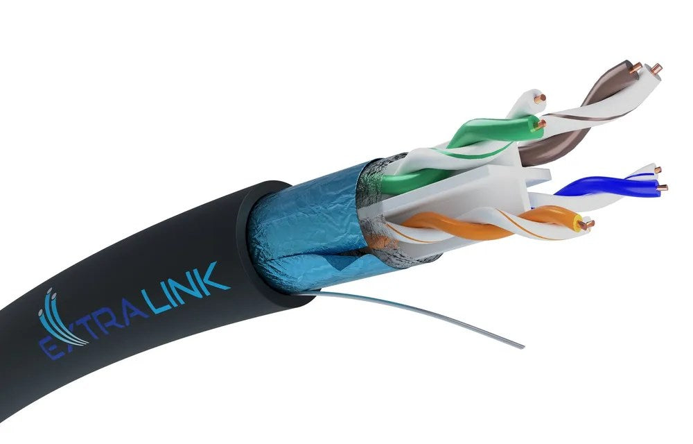 Extralink CAT6 FTP Outdoor Twisted Pair Cable 305 M