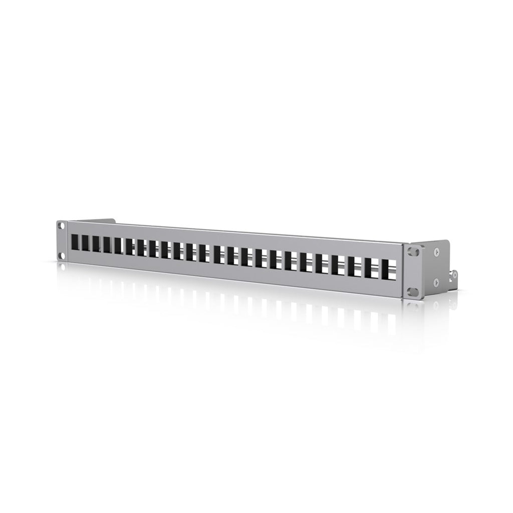 Ubiquiti Empty Keystone Patch Panel - Rack Mountable - 1U - 24 Ports UACC-RACK-PANEL-PATCH-BLANK-24
