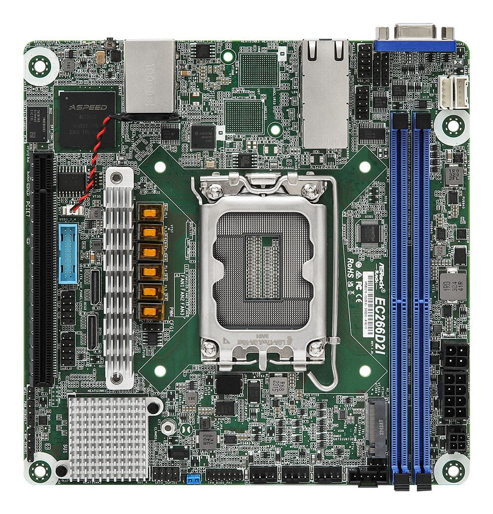 Asrock Motherboard EC266D2I - Mini ITX - LGA 1700 - 32GB - DDR5 - 4800MHz