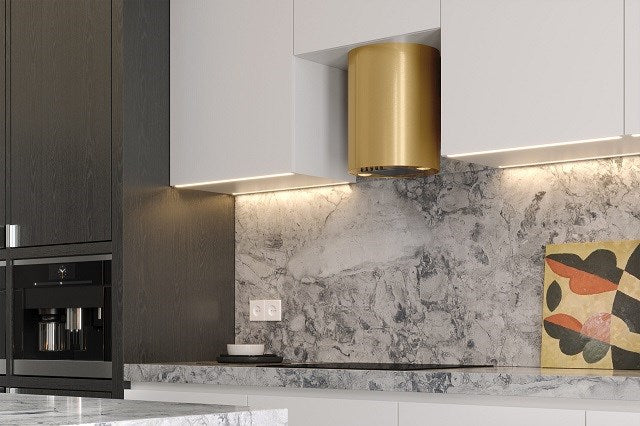 MAAN Cooker Hood Wall-Mounted Gold Gloss | Model: OELBW431D4PC.S3CZ.SA.ZL3_EO