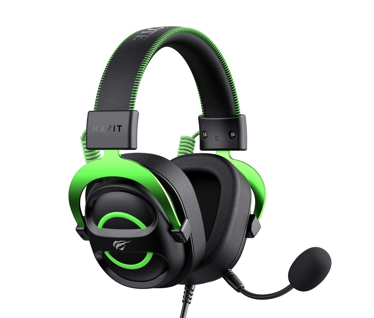 Havit H2002E - gaming headphones  black and green