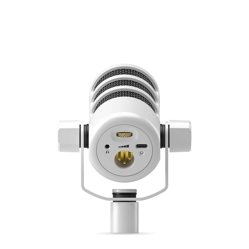 RODE PodMic USB White Dynamic Microphone for Podcasting
