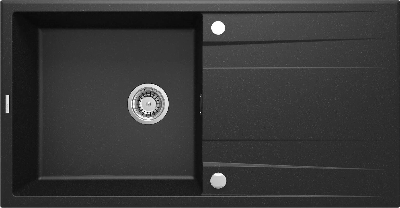 1-bowl granite sink with drainer