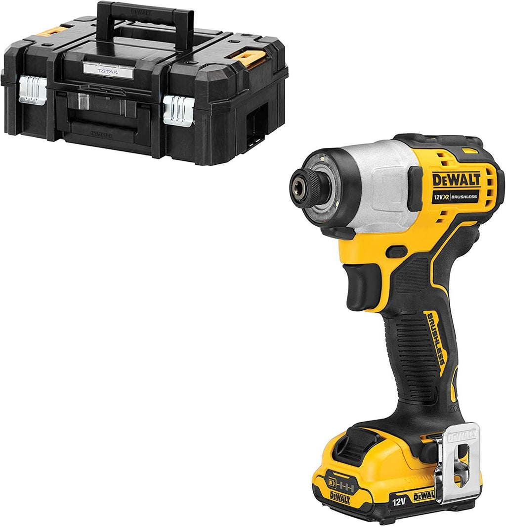 DeWALT Compact Impact Driver 12V Body, 2850 RPM, 1.25 kg, DCF801N-XJ