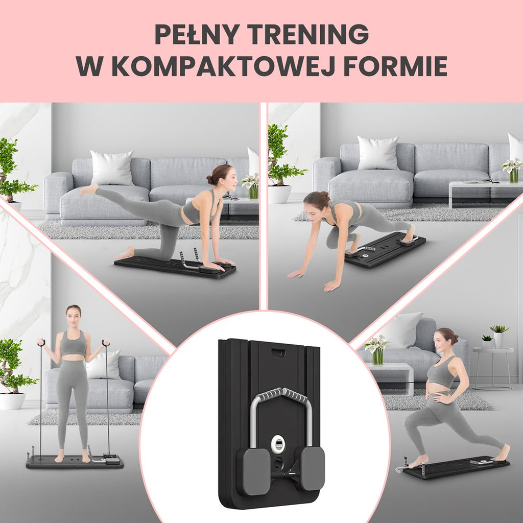 Extralink DESKA DO PILATESU REFORMER DO CWICZEN BRZUCHA POMPKI