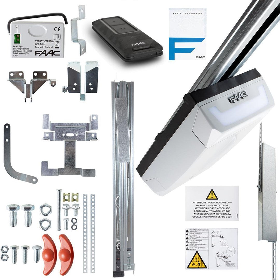 FAAC D1000 FDS Garage Door Kit with 3 m Rail