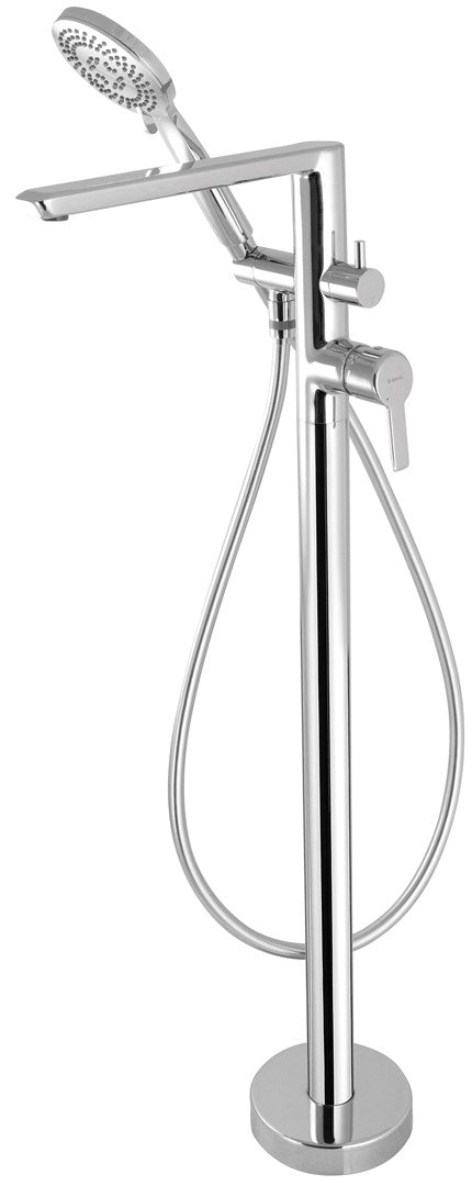 Deante Freestanding Bathtub Mixer with Shower Set Chrome Single-Lever BQA 017M