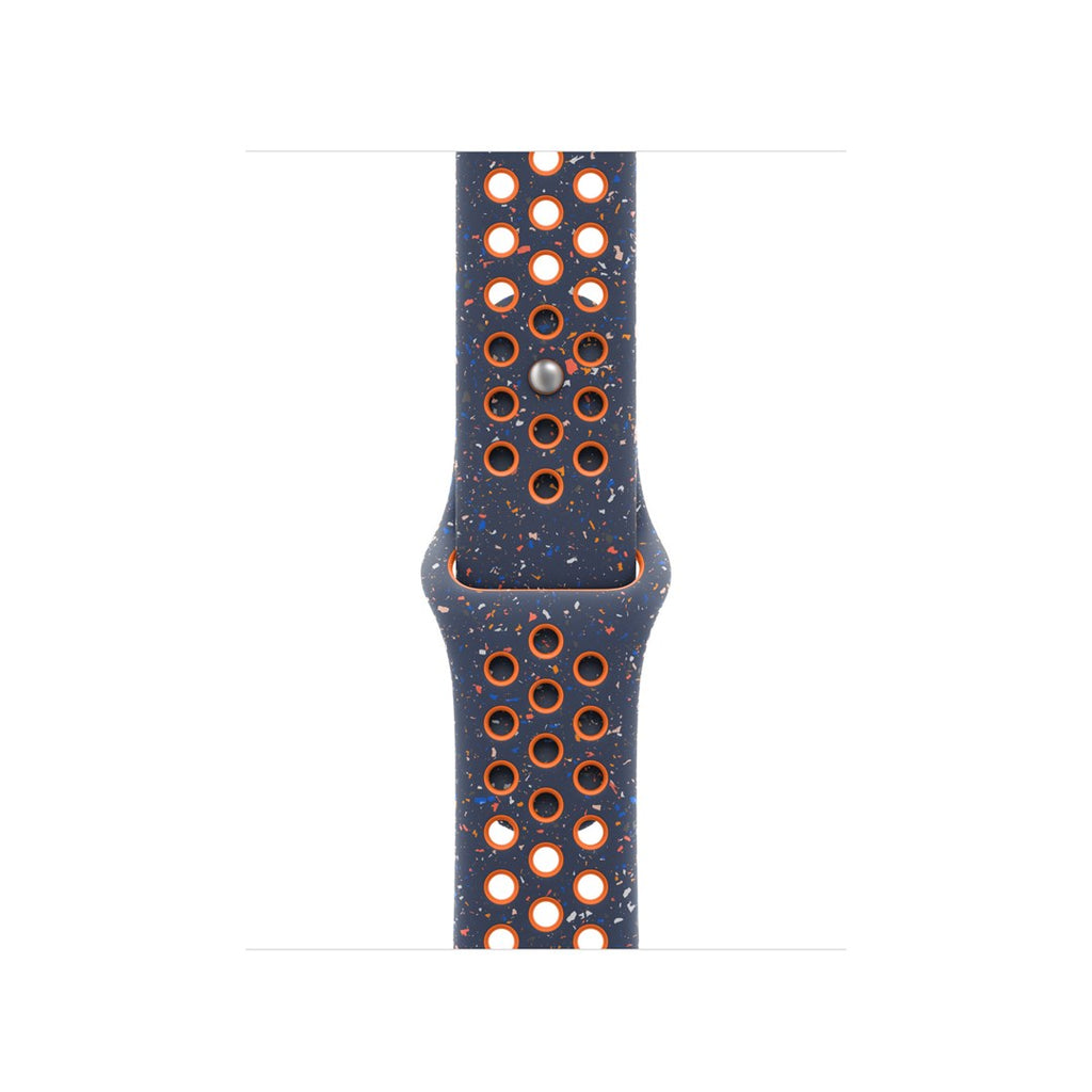 Apple Band for Apple Watch 42 mm, Blue/Orange, Fluoroelastomer, M/L, Model MYJX3ZM/A